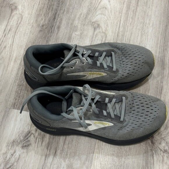 Brooks Men Ghost 16 running sneaker  Charcoal Athletic Sneakers size 9 - Picture 1 of 6